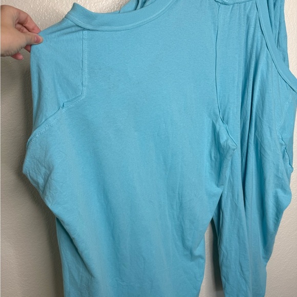 Free People Intimately Summer Slumbers Wide Leg Draped Harem Pants Blue XS NWOT - Picture 4 of 7